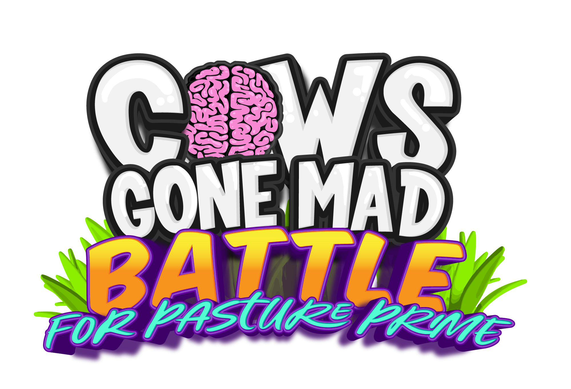 Cows Gone Mad: Battle For Pasture Prime Logo